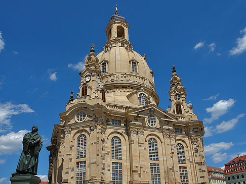 Foto Frauenkirche und Lutherdenkmal