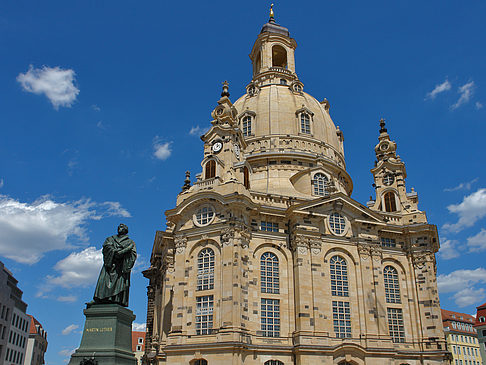 Frauenkirche und Lutherdenkmal Fotos