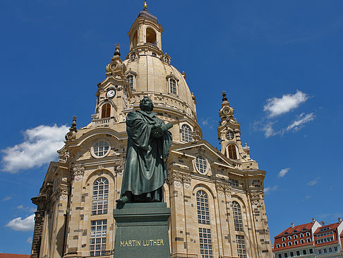 Frauenkirche und Lutherdenkmal Fotos