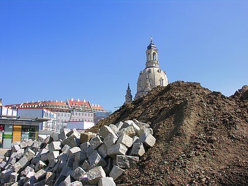 Baustelle Frauenkirche Foto 