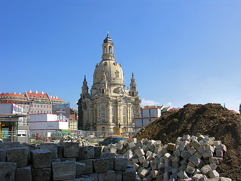 Foto Baustelle Frauenkirche - Dresden