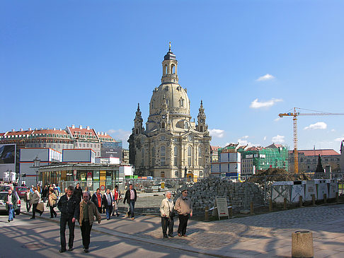 Foto Baustelle Frauenkirche - Dresden