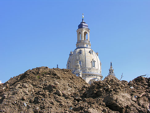 Foto Baustelle Frauenkirche