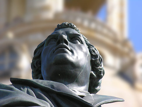 Foto Martin Luther Denkmal an der Frauenkirche - Dresden